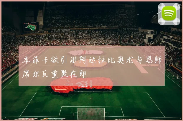 本菲卡欲引进阿达拉比奥尤与恩师席尔瓦重聚在即